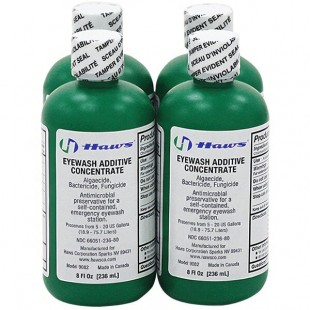 Haws 9082 8 oz. Eyewash Water Additive - 4/Pack