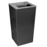 Ex-Cell Kaiser RC-MTR-34 A/T HCCL Metro Companion XL 34 Gallon Hammered Charcoal Ash & Square Trash Can Ex-Cell Kaiser RC-MTR-34 A/T HCCL Metro Companion XL 34 Gallon Hammered Charcoal Ash & Square Trash Can