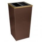 Ex-Cell Kaiser RC-MTR-34 A/T HCCL Metro Companion XL 34 Gallon Hammered Charcoal Ash & Square Trash Can Ex-Cell Kaiser RC-MTR-34 A/T HCCL Metro Companion XL 34 Gallon Hammered Charcoal Ash & Square Trash Can