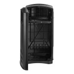 Rubbermaid® FG9P9000BLA Plaza Black Square Junior Container with Side Opening Door 35 Gallon