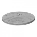 Witt Industries 3434G Galvanized Steel Dome Lid with Push Door for 32 Gallon Trash Cans Witt Industries 3434G Galvanized Steel Dome Lid with Push Door for 32 Gallon Trash Cans