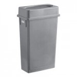 Lavex 16 Gallon Blue Slim Rectangular Recycle Bin Lavex 16 Gallon Blue Slim Rectangular Recycle Bin