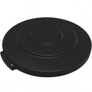 Carlisle 84101103 Bronco 10 Gallon Black Flat Round Trash Can Lid Carlisle 84101103 Bronco 10 Gallon Black Flat Round Trash Can Lid