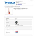Wesco Industrial Products 700 lb. Steel Industrial Hand Truck 10