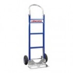 B&P Manufacturing Liberator 600 lb. Green Aluminum / Steel Straight Back Hand Truck with Loop Handle and 10 B&P Manufacturing Liberator 600 lb. Green Aluminum / Steel Straight Back Hand Truck with Loop Handle and 10