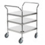 Regency Stainless Steel Three Shelf Utility Cart - 24