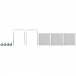 Regency Stainless Steel Three Shelf Utility Cart - 24