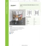 Regency Stainless Steel Three Shelf Utility Cart - 24
