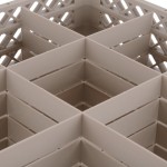 Vollrath TR10FFFF Traex® Full-Size Beige 9-Compartment 9 7/16 Vollrath TR10FFFF Traex® Full-Size Beige 9-Compartment 9 7/16