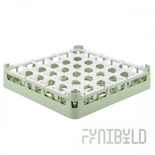 Vollrath 52689 Signature Full-Size Light Green 36-Compartment 2 13/16