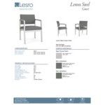Lesro Lenox Steel Open House Asteroid Fabric Guest Arm Chair Lesro Lenox Steel Open House Asteroid Fabric Guest Arm Chair
