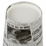 Choice Medium 12 oz. Paper Scoop Cup with Newsprint Design - 1,000/Case Choice Medium 12 oz. Paper Scoop Cup with Newsprint Design - 1,000/Case