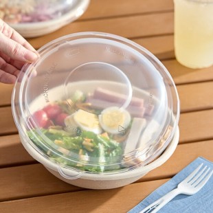 Dart 24-32 oz. Round Clear Plastic Dome Take-Out Lid - 300/Case Dart 24-32 oz. Round Clear Plastic Dome Take-Out Lid - 300/Case