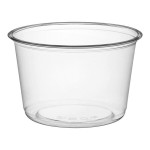 Choice 16 oz. Ultra-Clear Recycled PET Plastic Round Deli Container - 500/Case Choice 16 oz. Ultra-Clear Recycled PET Plastic Round Deli Container - 500/Case