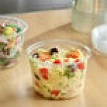 Choice 16 oz. Ultra-Clear Recycled PET Plastic Round Deli Container - 500/Case Choice 16 oz. Ultra-Clear Recycled PET Plastic Round Deli Container - 500/Case