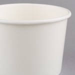 Choice 12 oz. White Double Poly-Coated Paper Food Cup - 1,000/Case