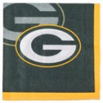 Creative Converting 659523 Las Vegas Raiders 2-Ply Beverage Napkin - 192/Case