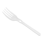 WeGo White Polypropylene Fork Dispenser Refill - 1,000/Case