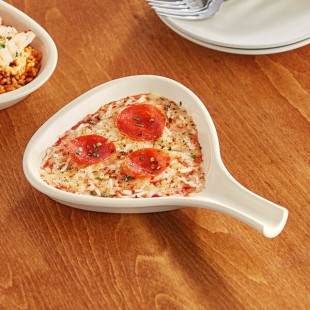 Acopa 10 oz. Ivory Stoneware Fry Pan Server - 12/Case Acopa 10 oz. Ivory Stoneware Fry Pan Server - 12/Case