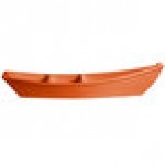 G.E.T. Enterprises BT320TG Bugambilia 3.6 Qt. Classic Textured Finish Tangerine Resin-Coated Aluminum Deep Boat with Dividers G.E.T. Enterprises BT320TG Bugambilia 3.6 Qt. Classic Textured Finish Tangerine Resin-Coated Aluminum Deep Boat with Dividers