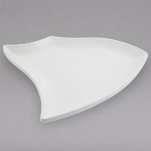 Bon Chef 70004PWHT Futura 38 Oz. White Sandstone Finish Cast Aluminum Platter Bon Chef 70004PWHT Futura 38 Oz. White Sandstone Finish Cast Aluminum Platter