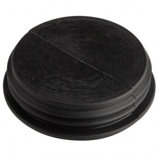 American Metalcraft BHMPLUGS Black Plastic Plug for Hammered Salt and Pepper Shakers - 25/Pack