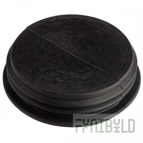 American Metalcraft BHMPLUGS Black Plastic Plug for Hammered Salt and Pepper Shakers - 25/Pack