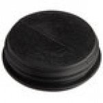 American Metalcraft BHMPLUGS Black Plastic Plug for Hammered Salt and Pepper Shakers - 25/Pack
