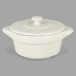 RAK Porcelain Chef's Fusion 1 oz. Sand White Porcelain Double Ramekin - 12/Case RAK Porcelain Chef's Fusion 1 oz. Sand White Porcelain Double Ramekin - 12/Case