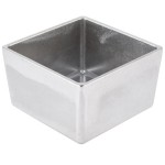 TableCraft CW4024N Contemporary Collection Natural / Pewter 1 Qt. Straight Sided Bowl TableCraft CW4024N Contemporary Collection Natural / Pewter 1 Qt. Straight Sided Bowl
