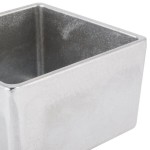 TableCraft CW4024N Contemporary Collection Natural / Pewter 1 Qt. Straight Sided Bowl TableCraft CW4024N Contemporary Collection Natural / Pewter 1 Qt. Straight Sided Bowl