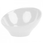Elite Global Solutions M115 Pappasan Black 2 Qt. Slanted Melamine Bowl