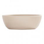 Cal-Mil Carmel 16 oz. Matte Taupe Melamine Soup Bowl - 6/Case