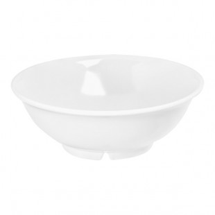 Carlisle 24 oz. White Footed Round Melamine Bowl - 12/Case Carlisle 24 oz. White Footed Round Melamine Bowl - 12/Case