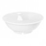 Carlisle 24 oz. White Footed Round Melamine Bowl - 12/Case