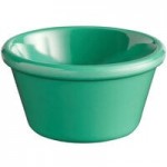 Acopa Foundations 8 oz. Green Melamine Bouillon Cup - 12/Case