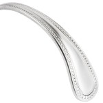 Bon Chef STS1001 18/10 Stainless Steel Extra Heavy Sombrero Bouillon Tasting Spoon - 12/Case