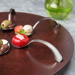 Bon Chef STS1001 18/10 Stainless Steel Extra Heavy Sombrero Bouillon Tasting Spoon - 12/Case