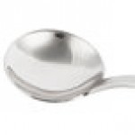 Bon Chef STS1001 18/10 Stainless Steel Extra Heavy Sombrero Bouillon Tasting Spoon - 12/Case