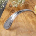Bon Chef STS1001 18/10 Stainless Steel Extra Heavy Sombrero Bouillon Tasting Spoon - 12/Case