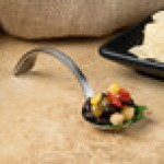 Bon Chef STS1001 18/10 Stainless Steel Extra Heavy Sombrero Bouillon Tasting Spoon - 12/Case