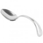 Bon Chef STS1001 18/10 Stainless Steel Extra Heavy Sombrero Bouillon Tasting Spoon - 12/Case