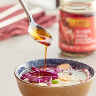 Lee Kum Kee Chiu Chow Chili Crisp Oil 7.2 oz. - 12/Case Lee Kum Kee Chiu Chow Chili Crisp Oil 7.2 oz. - 12/Case