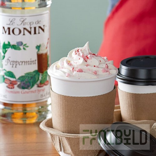 Monin Premium Peppermint Flavoring Syrup 750 mL