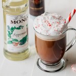 Monin Premium Peppermint Flavoring Syrup 750 mL