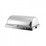 Spring USA Rondo 8 Qt. Built-In Round Chafer with Electric Heating and Gold Accents 2547-6/35 - 110-120V, 500W Spring USA Rondo 8 Qt. Built-In Round Chafer with Electric Heating and Gold Accents 2547-6/35 - 110-120V, 500W