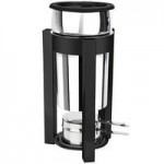 Eastern Tabletop 3148 P2 8 Qt. Round Stainless Steel Roll Top Induction / Traditional Chafer