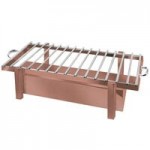 Eastern Tabletop 3148 P2 8 Qt. Round Stainless Steel Roll Top Induction / Traditional Chafer