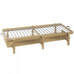 Eastern Tabletop 3148 P2 8 Qt. Round Stainless Steel Roll Top Induction / Traditional Chafer