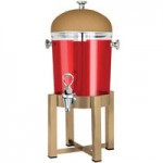 Eastern Tabletop 3148 P2 8 Qt. Round Stainless Steel Roll Top Induction / Traditional Chafer